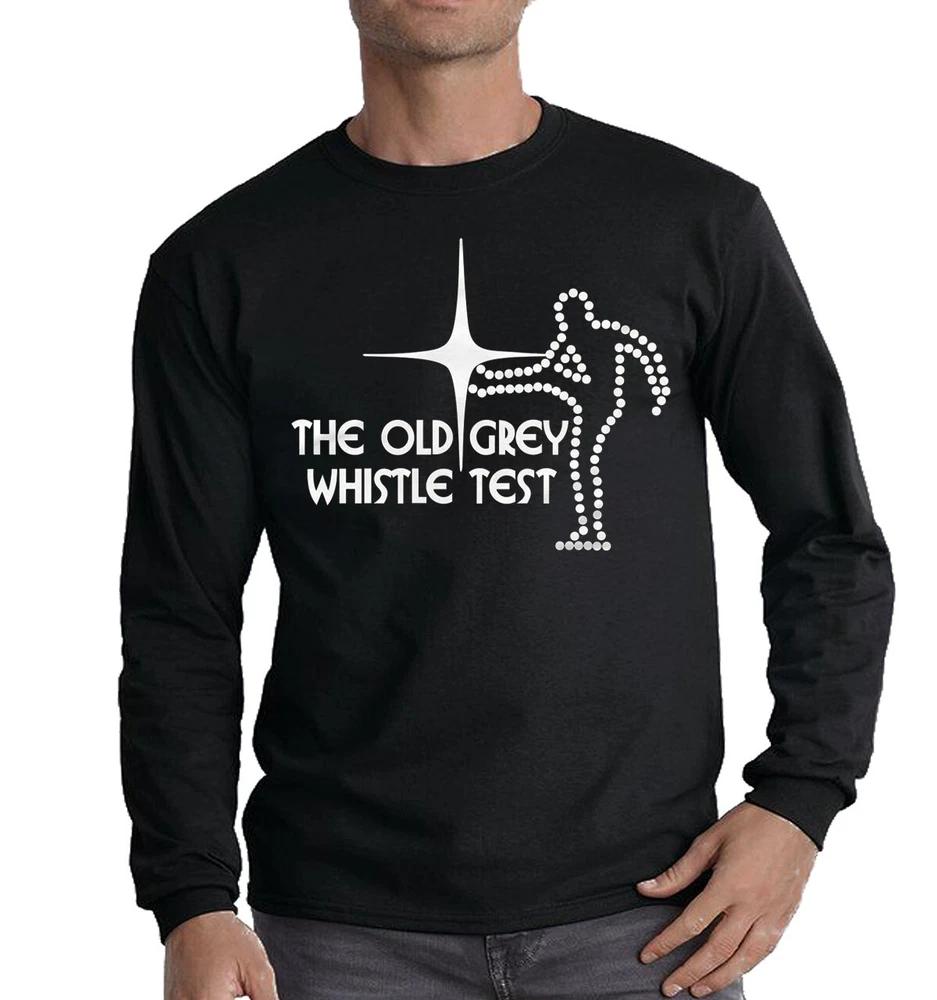 The old grey whistle test mens longsleeve tshirt retro rock band music top tee S