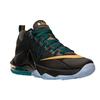Nike Lebron 12 Round Toe Lace-Up Shock Absorption Non-Slip Wear-Resistant Low-Top Basketball Shoes Men sneaker Black 724558-070