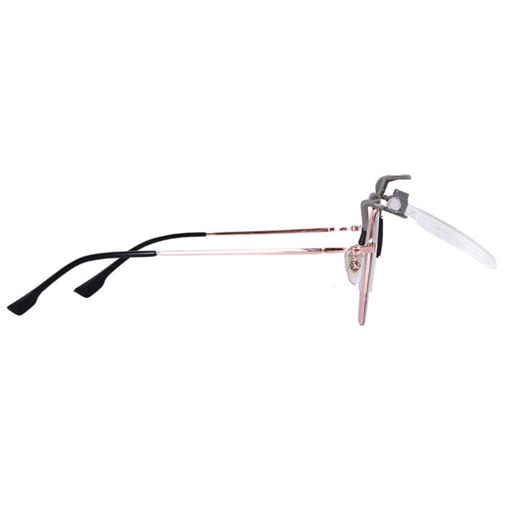 Detachable Head-mounted Magnifier 2X Magnification Clip on Eyeglass Loupe Elderly Use