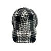Klassische karierte Retro-Baseballkappe für Herren und Damen, warm, lässig, vielseitig, britischer Stil, Modekappe