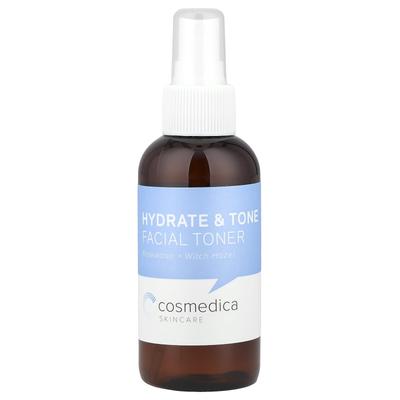 Hydrate & Tone Facial Toner, Rosewater + Witch Hazel, 120Ml(4Oz)