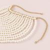 Heavy-duty Exaggerated Multi-layer Pearl Body Chain Fashion Retro Temperament Hollow Shawl Dress Accessories