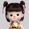 BJD Wig Blythe Big Head DianDian Qbaby Doll Wig Cute Short Hair with Bangs Hair Doll Accessories Cute Bangs Hair (no Dolls)