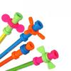 4pcs/set Anxiety Relief Sensory Rotating Screw Colorful Push Fidget Pencil Toppers  Fidget Toy