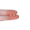 Compact and Exquisite Bow-shaped Earrings for Women, Featuring A Light Luxury Style and High-end Ear Jewelry.