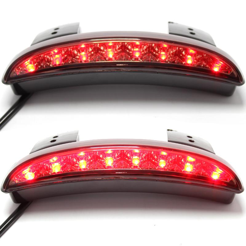 Motorcycle Taillight Red / Smoke Rear Fender Tip LED Brake Tail Light Lamp For Breakout CVO FXSB 2013 - 2017 2014 2015 XL