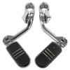 32mm Streamliner Style Highway Long Mount Footrests for and Other Japanese American Models with 32mm Engine Guards HUILI-JPHOME 1.25" Pegs, Footpegs,