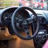 350mm 14in for NARDI Style 6 Bolt Half Dish Black Perforated Leather Racing Steering Wheel W  Horn