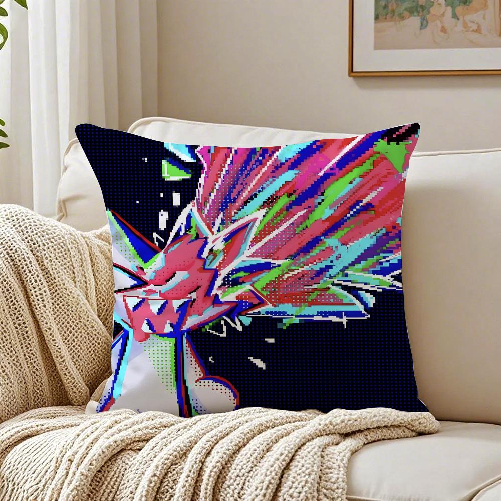 Music Band Ffemtanyl Cushion Cover Plush Decorative Pillow Case With Hidden Zipper Cutecore Room Decor For Home