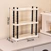 Desktop Multi-layer Storage Rack Nordic Luxury Home Decoration Plastic Multi-functional Living Room Organizing Storage Stand