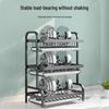 Multifunktionales Küchengeschirrtrocken- und Aufbewahrungsgestell
