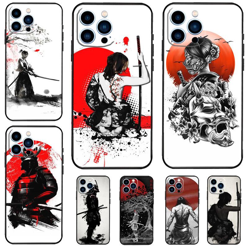 Japanese Samurai Ninja Case For Xiaomi Redmi Note 14 13 12 11 10 9 15 Pro Plus Redmi 15C 13 10C 12C 13C 14C 15 Cover