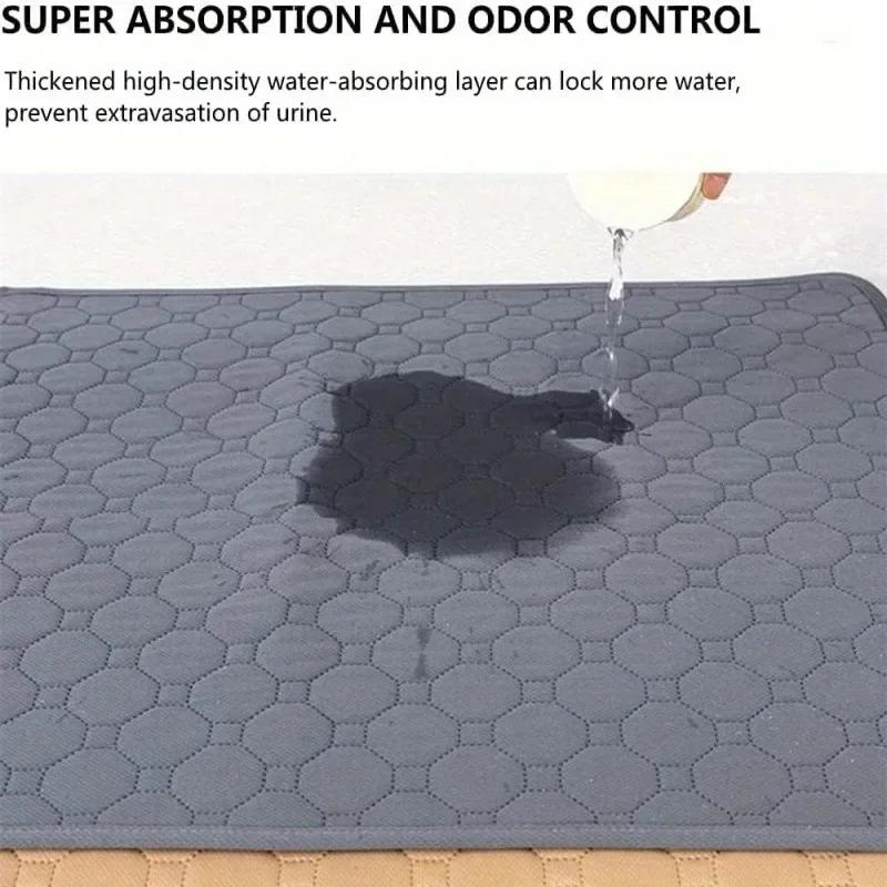 1pc Washable Guinea Pig Mat, Waterproof Reusable Non-Slip Guinea Pig Supplies Fast Super Absorbent Mat