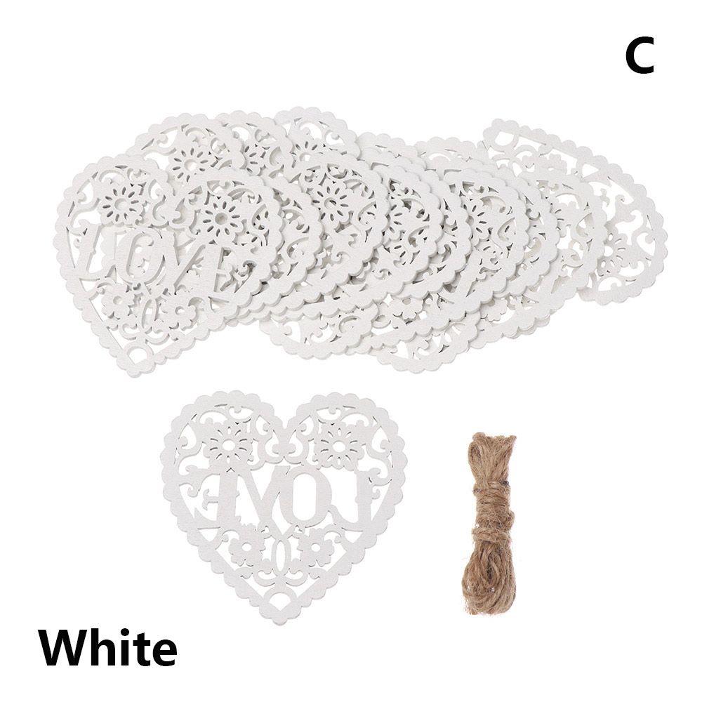 Wood Crafts Drop Pendant Christmas Tree Decoration Xmas Hanging Wooden Ornaments Santa/Elk/Angel