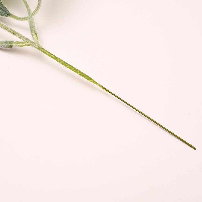 5pcs The Imitation Plant of Goat Ear Leaf with Flower Arrangement In Table Bottle Rabbit Ear Leaf