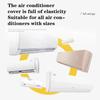1PC Soft Air Conditioner Dust Cover All-Inclusive Polar Fleece Protective Case Wall Mounted Solid Color Easy Cleaning Cover