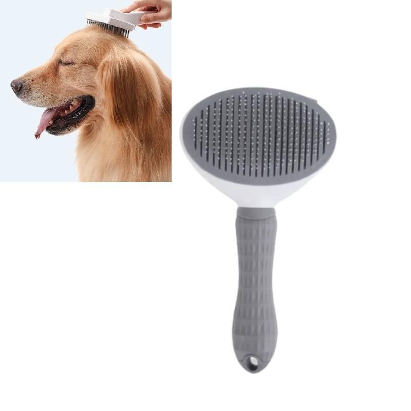 Premium Pet Grooming Brush For Cats And Dogs Stainless Steel Pin Comb For Shedding