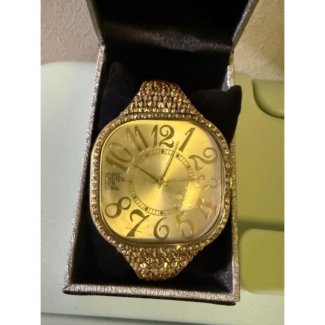 Used JIMMY CRYSTAL NEW YORK bangle watch