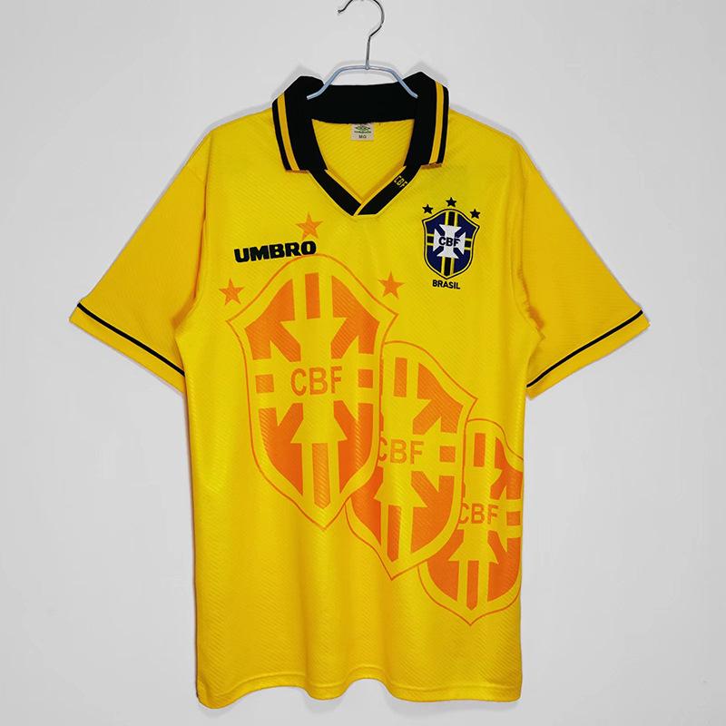 Brazilian Retro Classic Multi-Season Jersey Fan Version Short-Sleeved Home Football Jersey