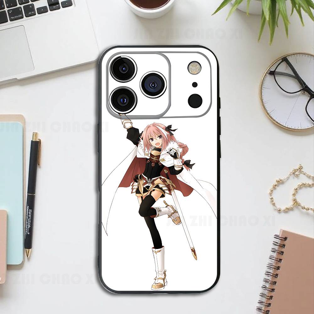 

Anime Girl A-Astolfo Fate Apo Silicone Phone Case For IPhone 17 16 15 14 13 12 11 X XS Plus Pro Max Shockproof Soft Cover iPhone16e