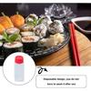 100 Pcs Plastic Spice Jar Disposable Salt Pepper Shakers Seasoning Jar Barbecue Condiment Jar Bottles Cruet Container for Storing .5ml