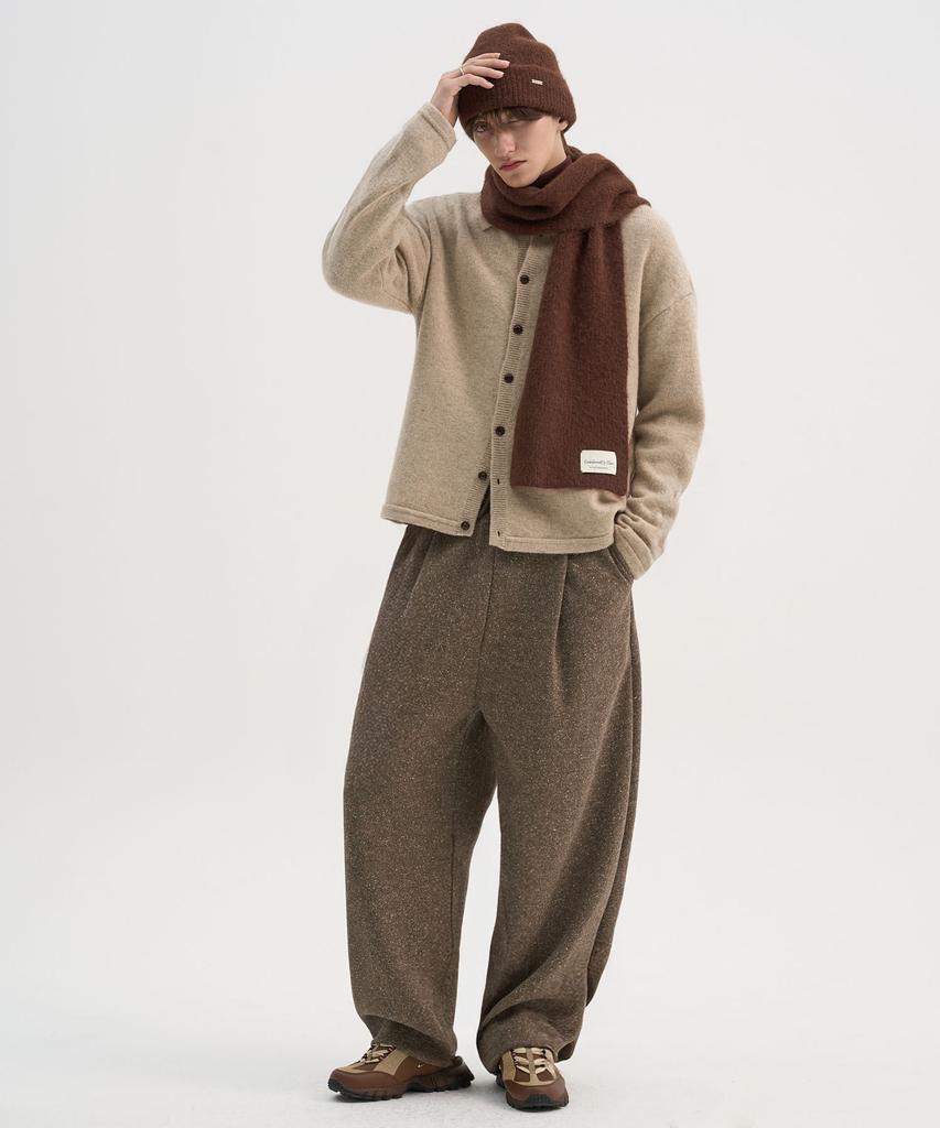 Trip Le Sens [100% Wool] Pure Light Collar Cardigan_Beige