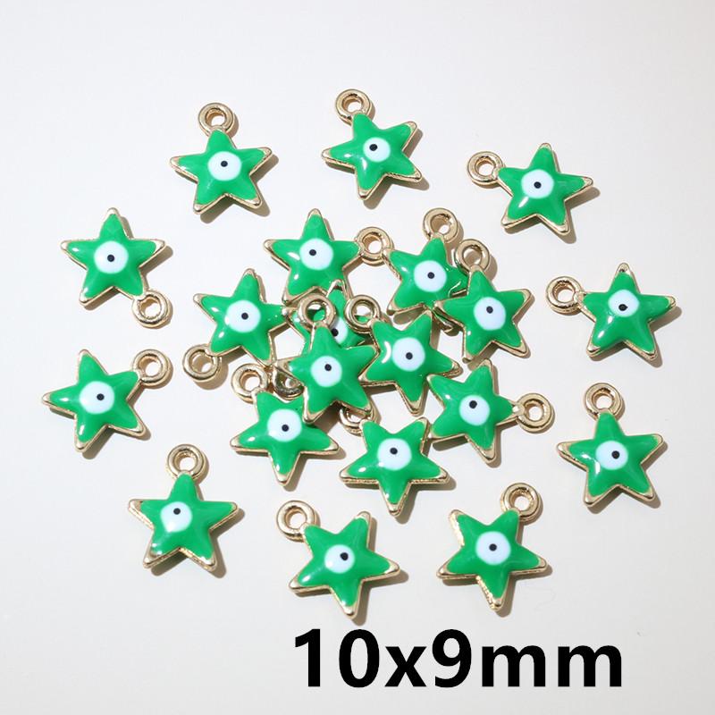 30pcs 15x13mm Enamel Heart Charms Pendant Alloy Metal DIY Jewelry Making Accessories for Earrings Bracelet Necklace Findings