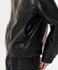Musinsa Standard Faded Synthetic Leather Single Jacket [Black]