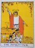 Indian Consigners Tarot Cards Tapestry Black & White The Sun Small Cotton Posters Medieval Europe (100 CM x 75 CM) (The Sun B/W)