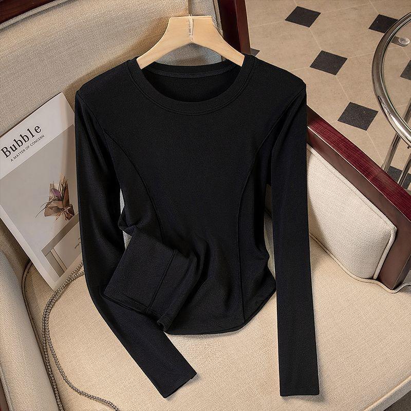 2025 A/W Women's Slim Fit Round Neck Long Sleeve T-Shirt