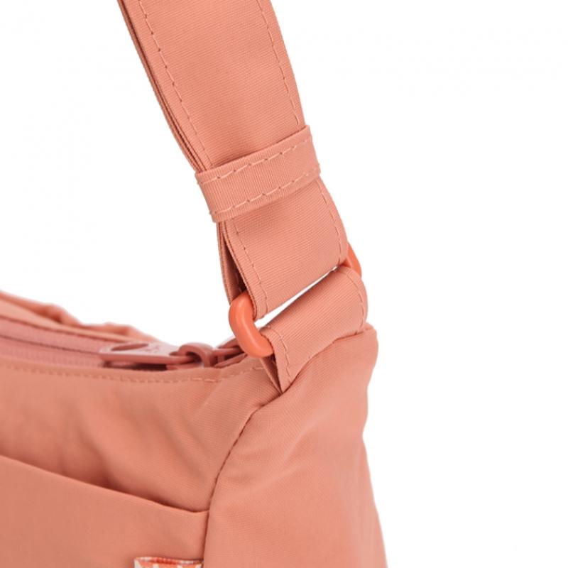 KANGOL Essential X Small Crossbody Bag Peach Pink 3387