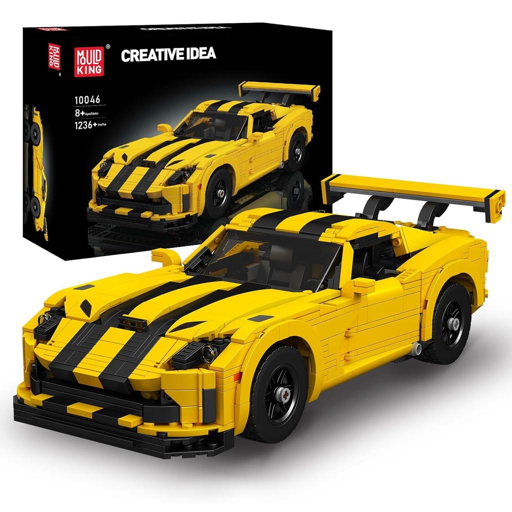 MOULD KING 10045/10046 Mașină tehnică MOC 82416 Countachs Speed ​​Super Car DIY Blocuri de construcție Jucării Colecție Cadouri pentru copii
