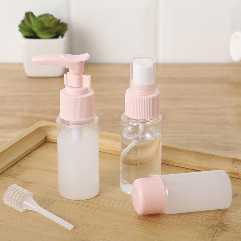 7/9 Pieces Multifunctional Cosmetic Bottles Leak Proof Travel Container Travel Bottles Set for Shampoo Lotion Cream