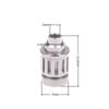 1Pcs 7Mm Screwdriver Adapter Dental Implant Manual Torque Wrench Adapter Prosthetic Ratchet Screwdriver Shank Driver