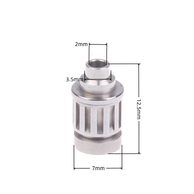 1Pcs 7Mm Screwdriver Adapter Dental Implant Manual Torque Wrench Adapter Prosthetic Ratchet Screwdriver Shank Driver