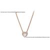 Emperor Heart White Copper Silver-Plated Necklace - Women's Collarbone Chain