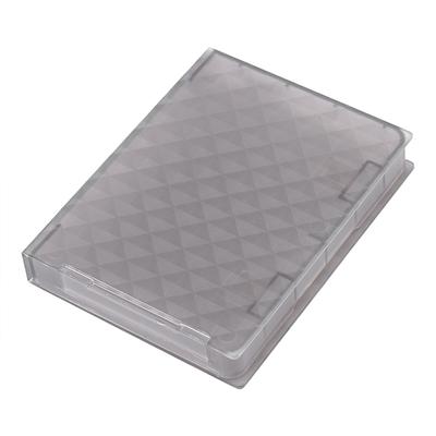 2.5" Hartschalenkoffer HDD SSD Antistatische Festplattenspeicherbox Stoßfest Staubdicht Rutschfest Grau (Nicht