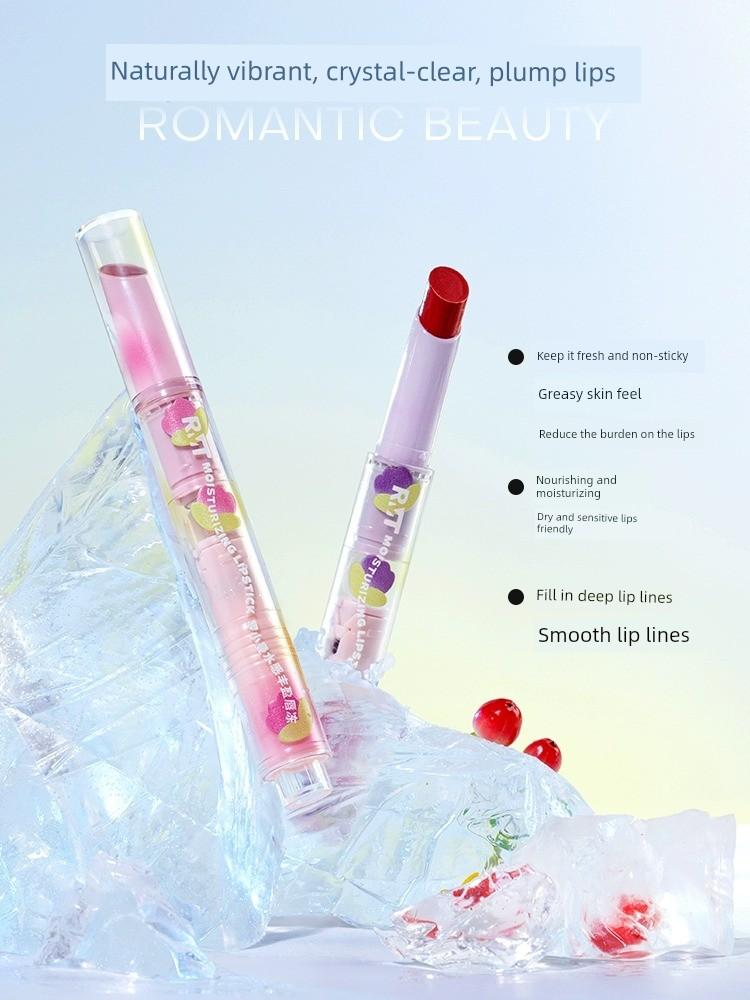 Rmt Luo Xiaoman Water Glossy Lip Jelly Lipstick for Women Solid Lip Gloss Mirror Lip Glaze Lip Oil Lip Balm Lip Mud for Women