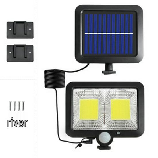 Super Bright Waterproof Solar Wall Light with Motion Sensor for Indoor & Outdoor Use