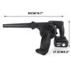 Cleaner Power Tool & 2 In 1 Cordless Electric Air Blower With 18V Battery Suction Handheld Leaf Computer Dust Collector