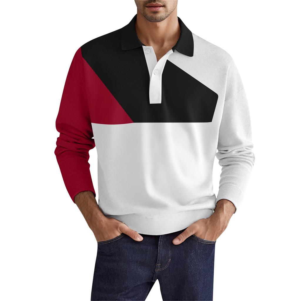 Men's  Leisure  Flip Collar  Upper Garment