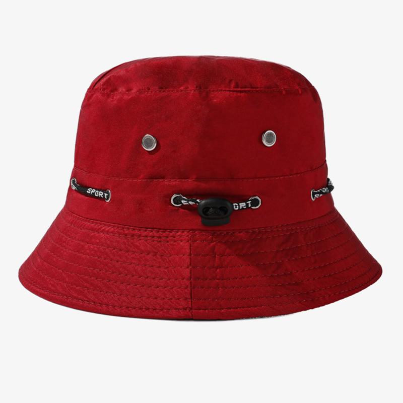 

Hat Womens Versatile Breathable Sun Shading Short Brimmed Hatscaps Fisherman бордовий