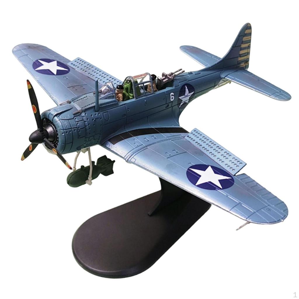 Simulation Airplane Model 1/72 Birthday Gifts Versatile Desktop Art Ornament Aircraft for Home