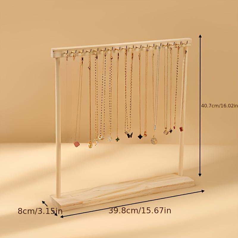 

1 шт. Большая красивая и практичная стойка для демонстрации подвесок, органайзер для стойки ожерелий, стойка для демонстрации ювелирных изделий, стойка для демонстрации ожерелий для домашней комнаты Extra large size