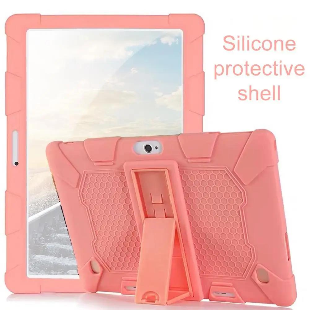 Für 10-Zoll-Tablet-PC Silikon-Schutzhülle Stoßfeste Rückabdeckung Ständer Schutzhülle Universal-Tablet-PC Sturzschutz