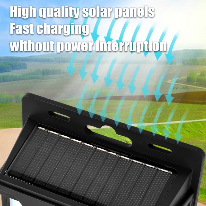 Waterproof Solar Sensor Light, Intelligent Sensing, No Power Outage In Rainy Days, Suitable for Safe Lighting In Courtyards, Gardens, Fences, Lanes