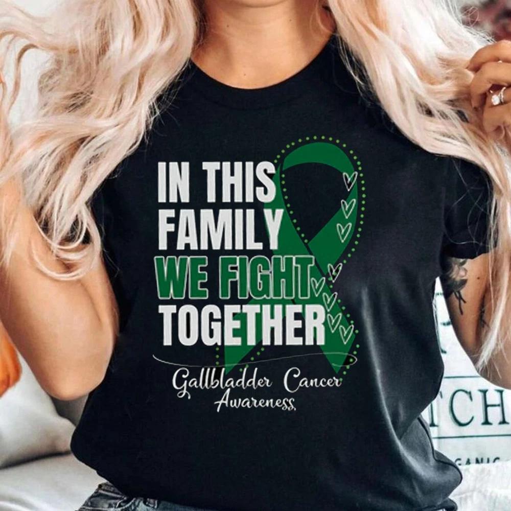 In This Family We Fight Together Tshirt Gallbladder Cancer Awareness Tee S