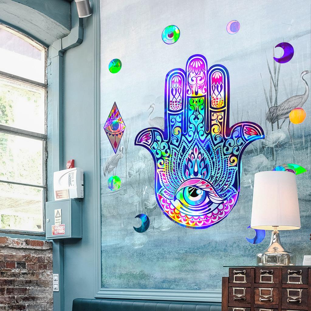 Ls16500-Kx Laser Fatima Hand Farbiger Wandaufkleber mit allmählichem Farbwechsel Betrachtungswinkel Unterschiedliche Farben