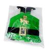 StPatricks Day Tall Hat with Shamrock Pattern Green Top Hat with 3D Irish Legs for Theme Occasion Irish National Day
