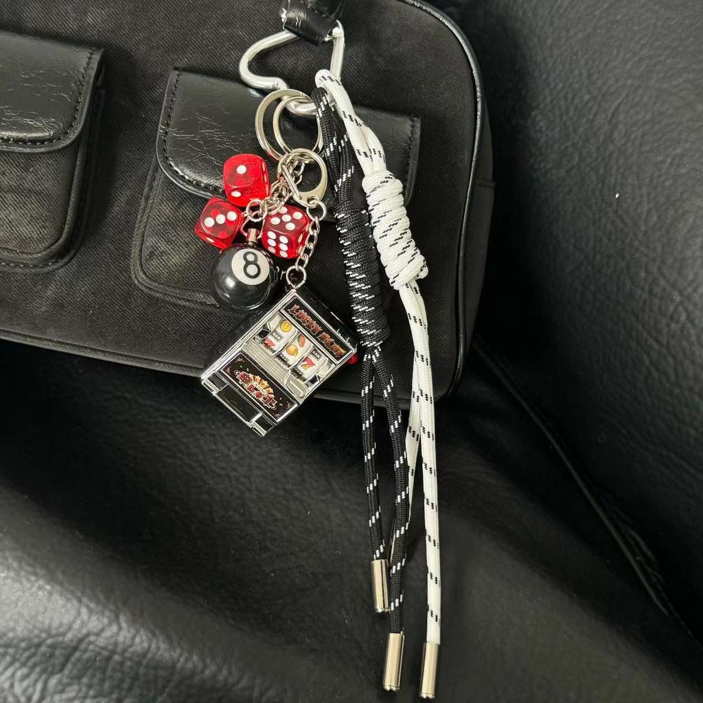 Lye Series Bagel Bag Keychain Pendant & Lanyard Accessory